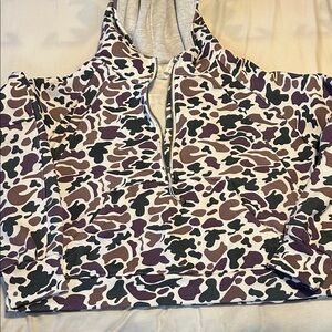 lululemon athletica Purple and Cream Camouflage Hoodie Size XL Worn Once
